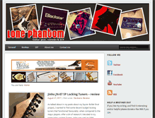 Tablet Screenshot of lonephantom.com
